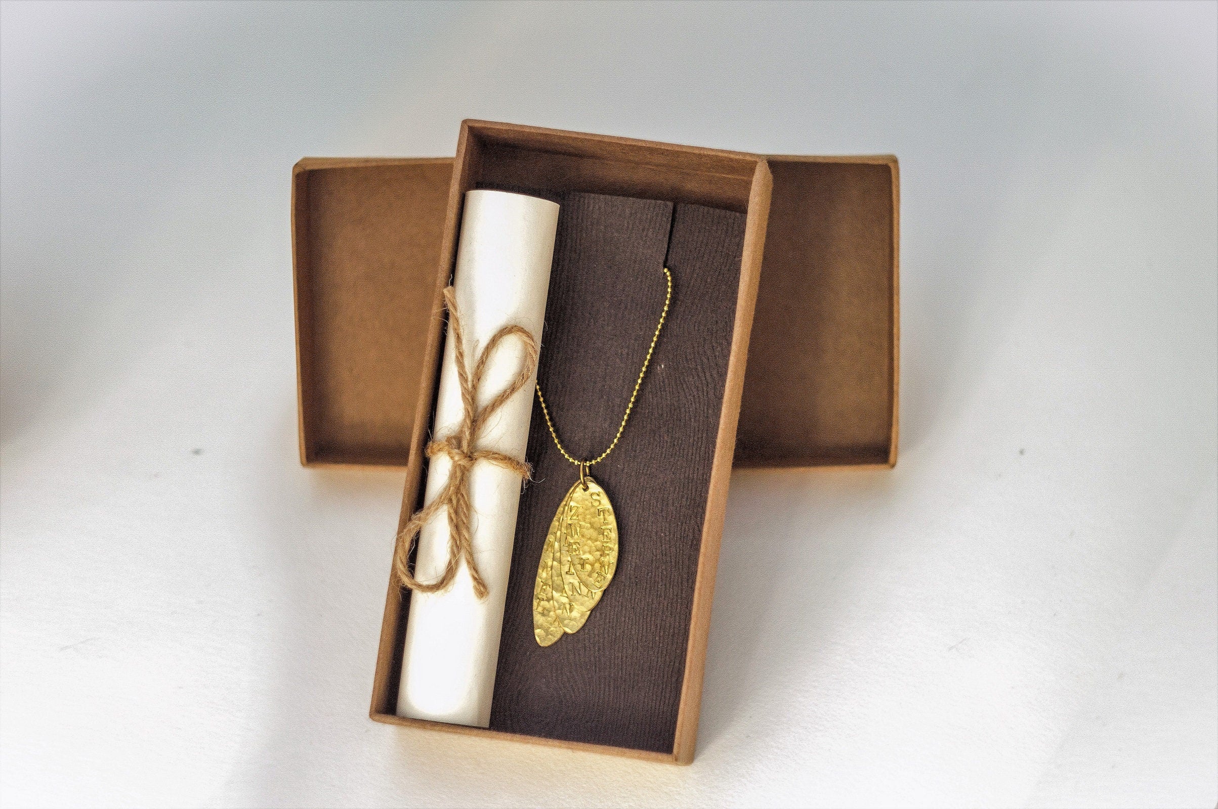 Collier avec gravure – « Mais mon âme est une danseuse »