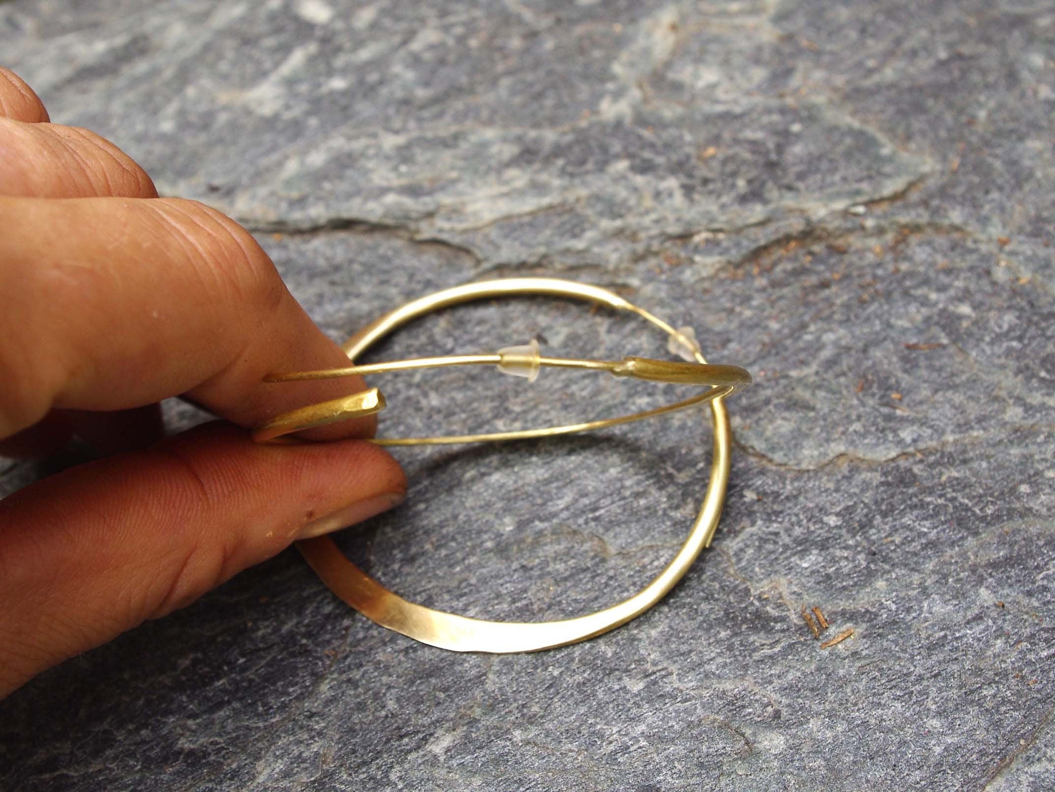 Small gold hoops