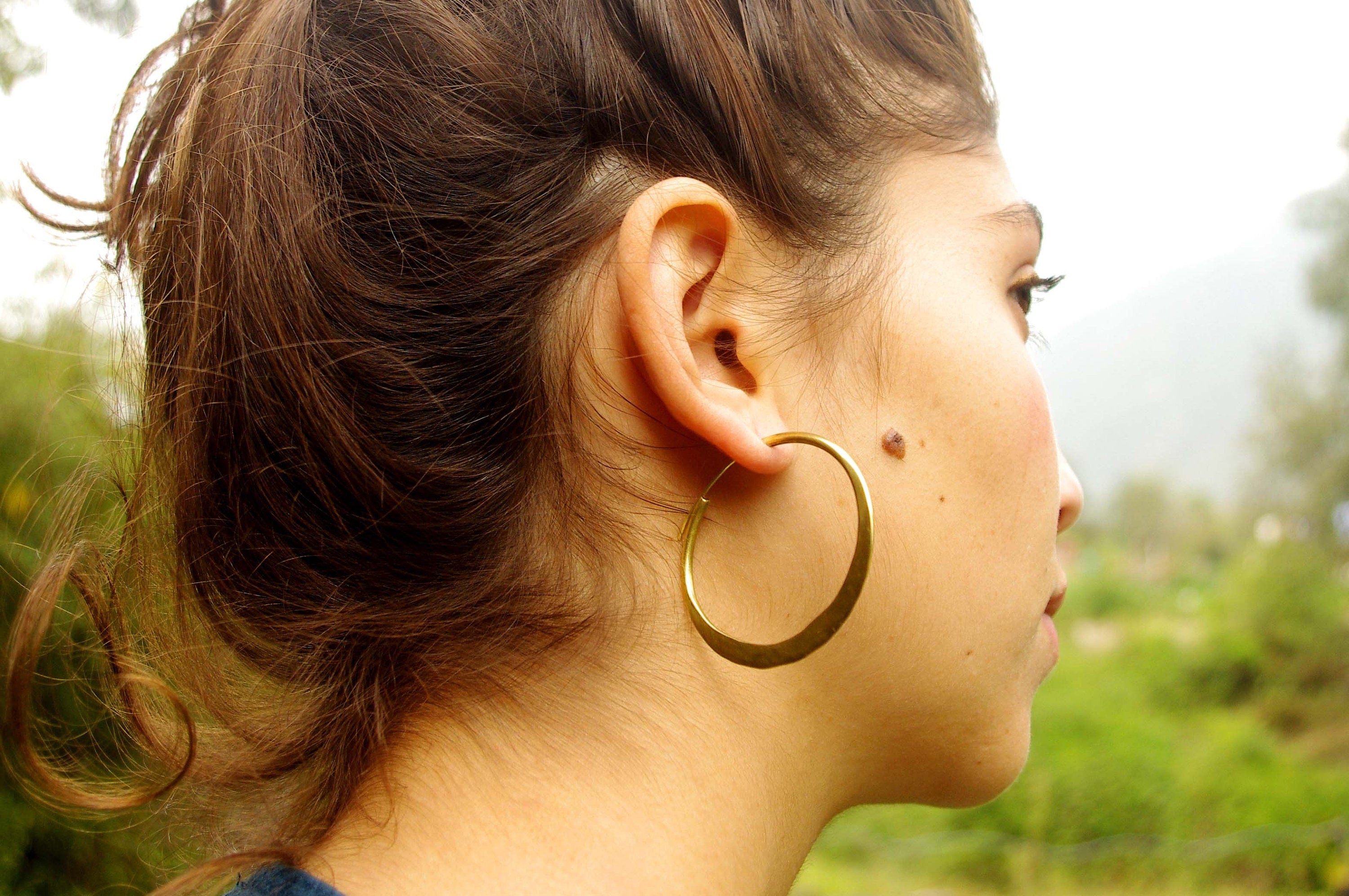 Small gold hoops