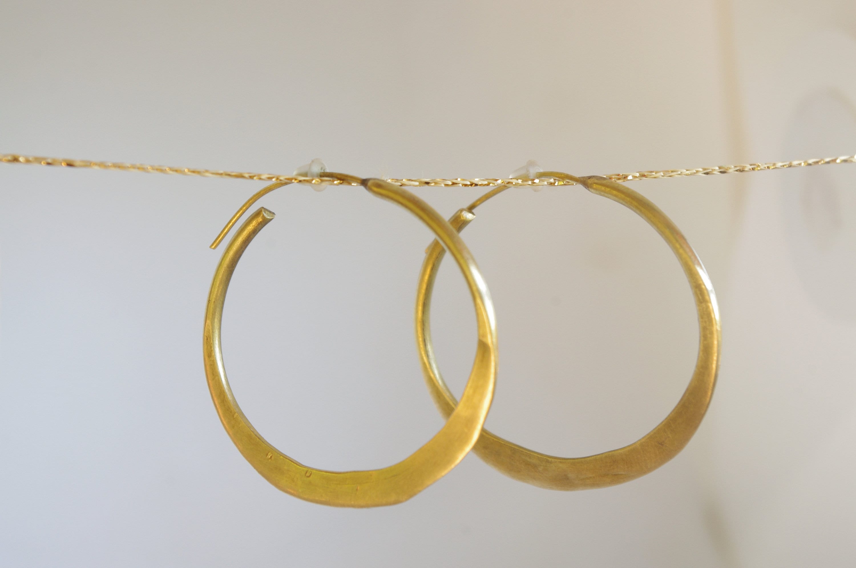 Small gold hoops