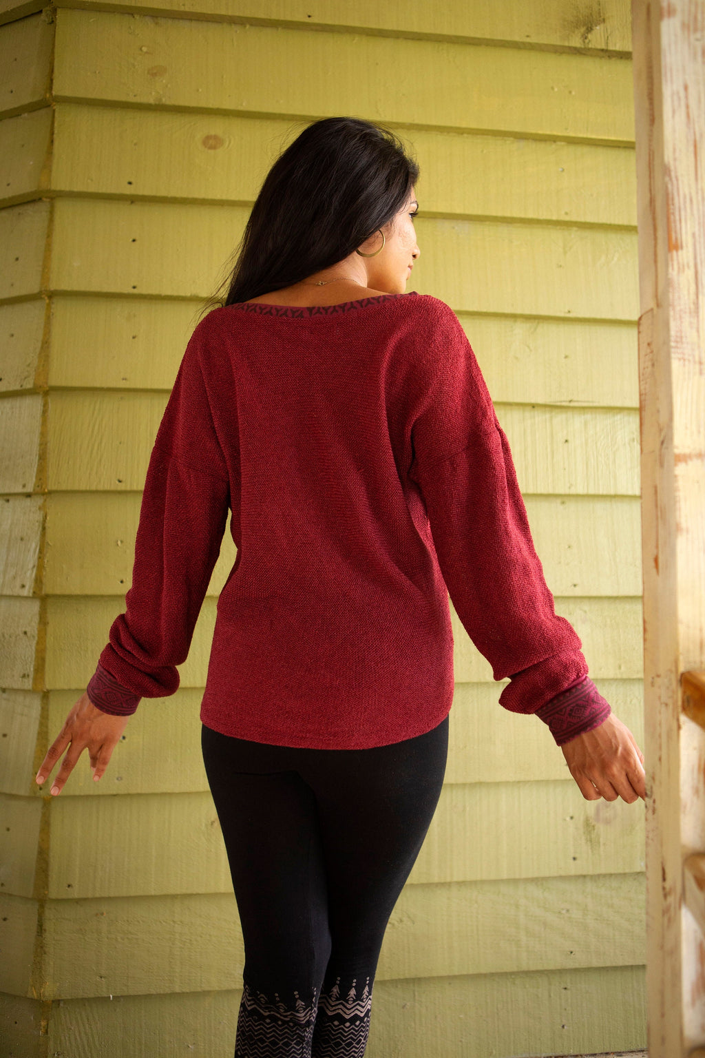 Loose cotton sweater