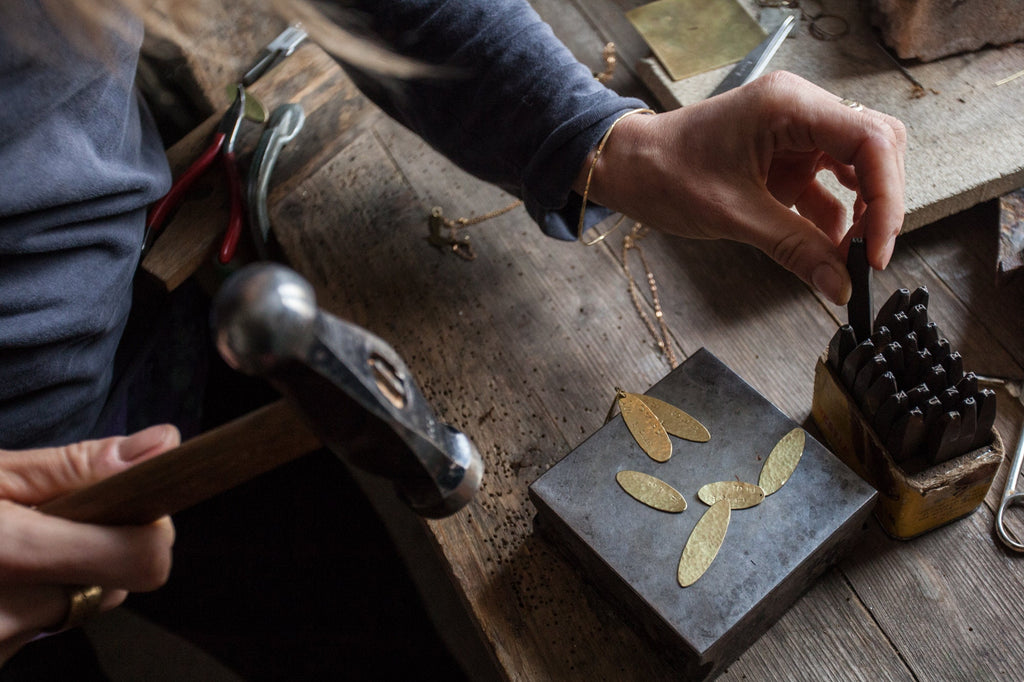Gold pendant with engraving - It is what it is, says love