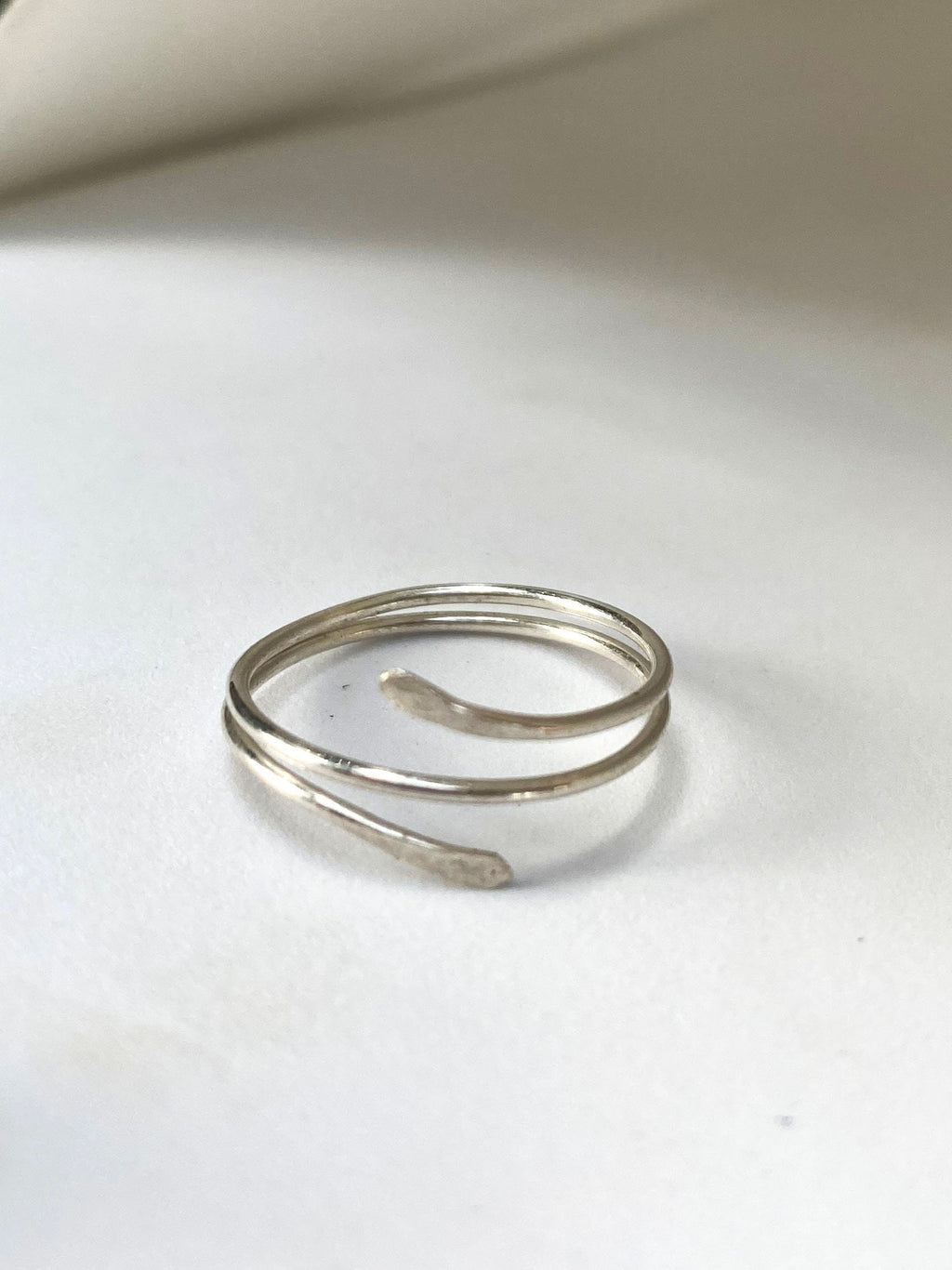 Set Creole Silber und feiner Ring, 925 Silber Set minimalistisch, feines Schmuck Set