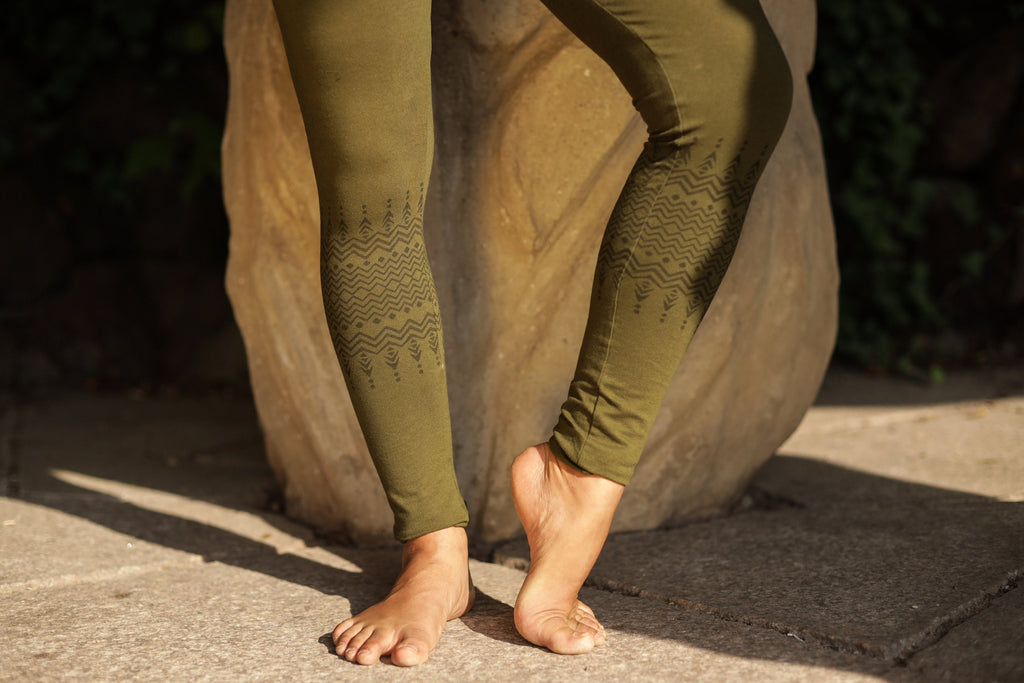 Leggings en coton, vêtements de yoga en coton, vêtements de yoga naturels