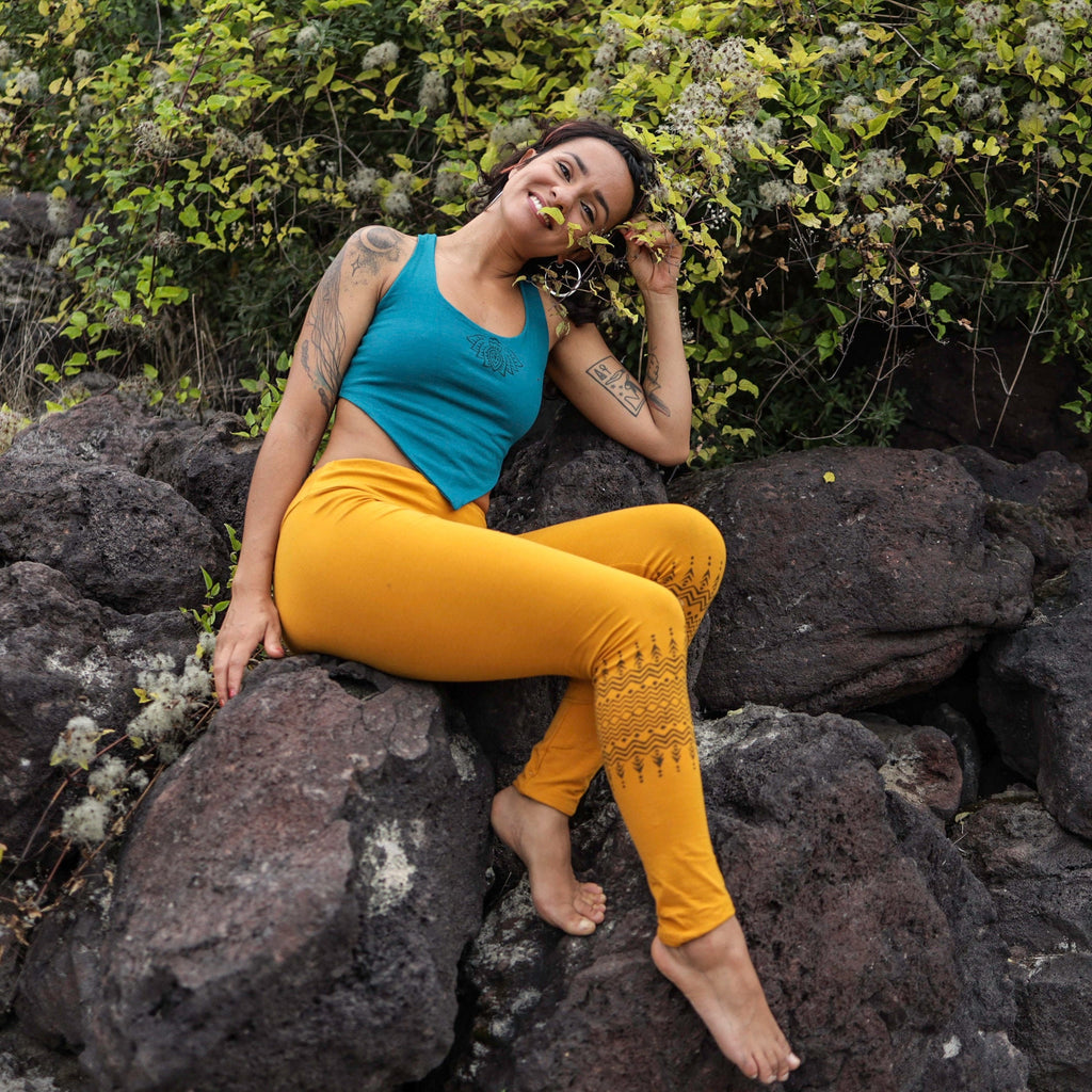 Cotton leggings, yoga leggings, printed leggings