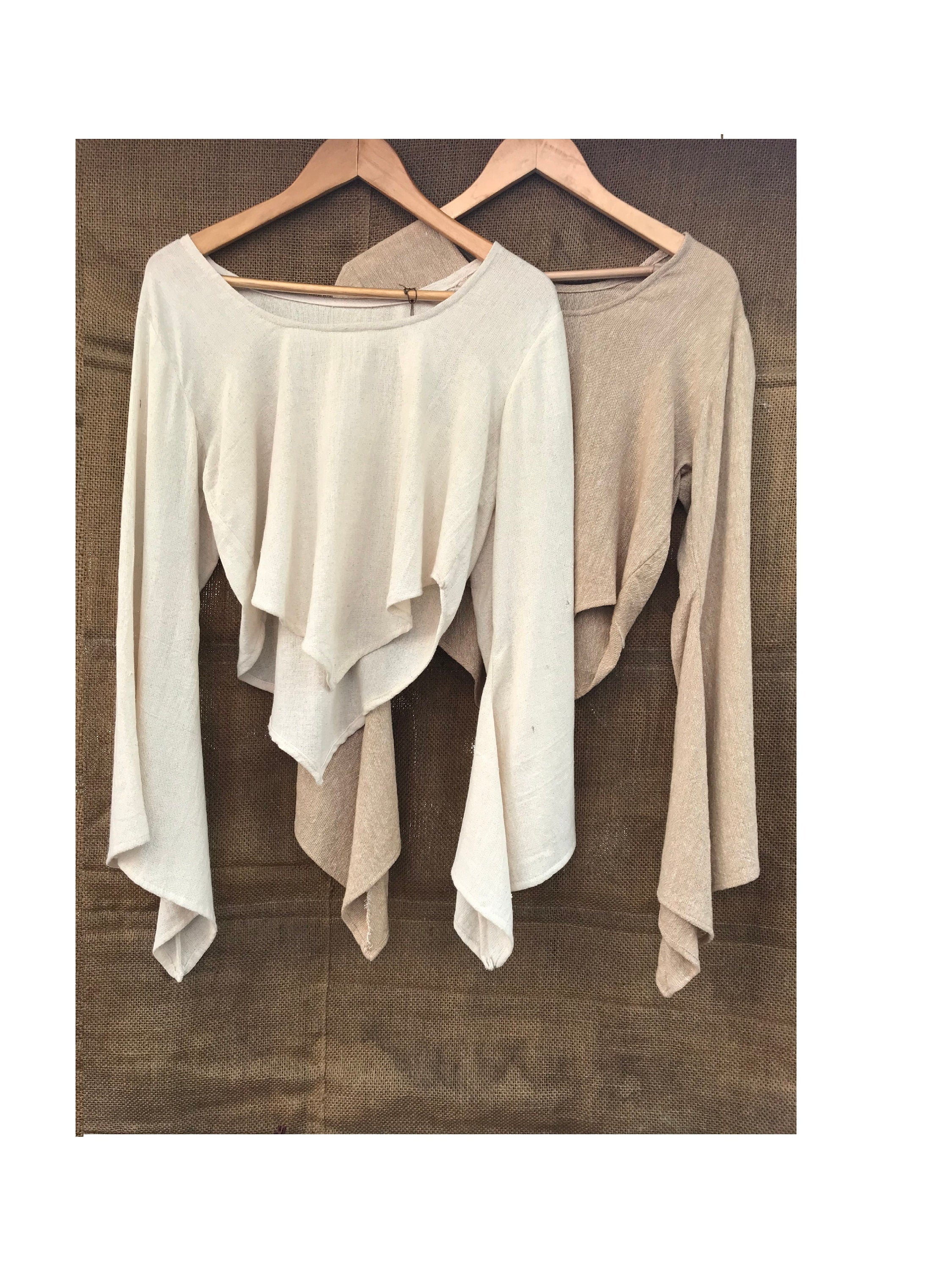 Boho top, long-sleeve top, fairy top