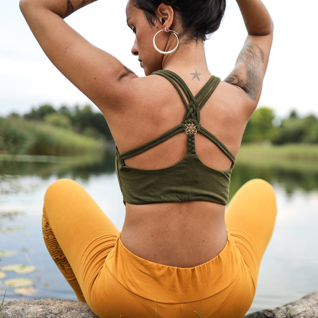 Haut de yoga motif Fleur de Vie