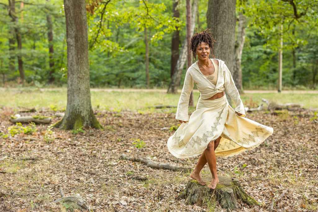 Outfit wrap skirt and top
