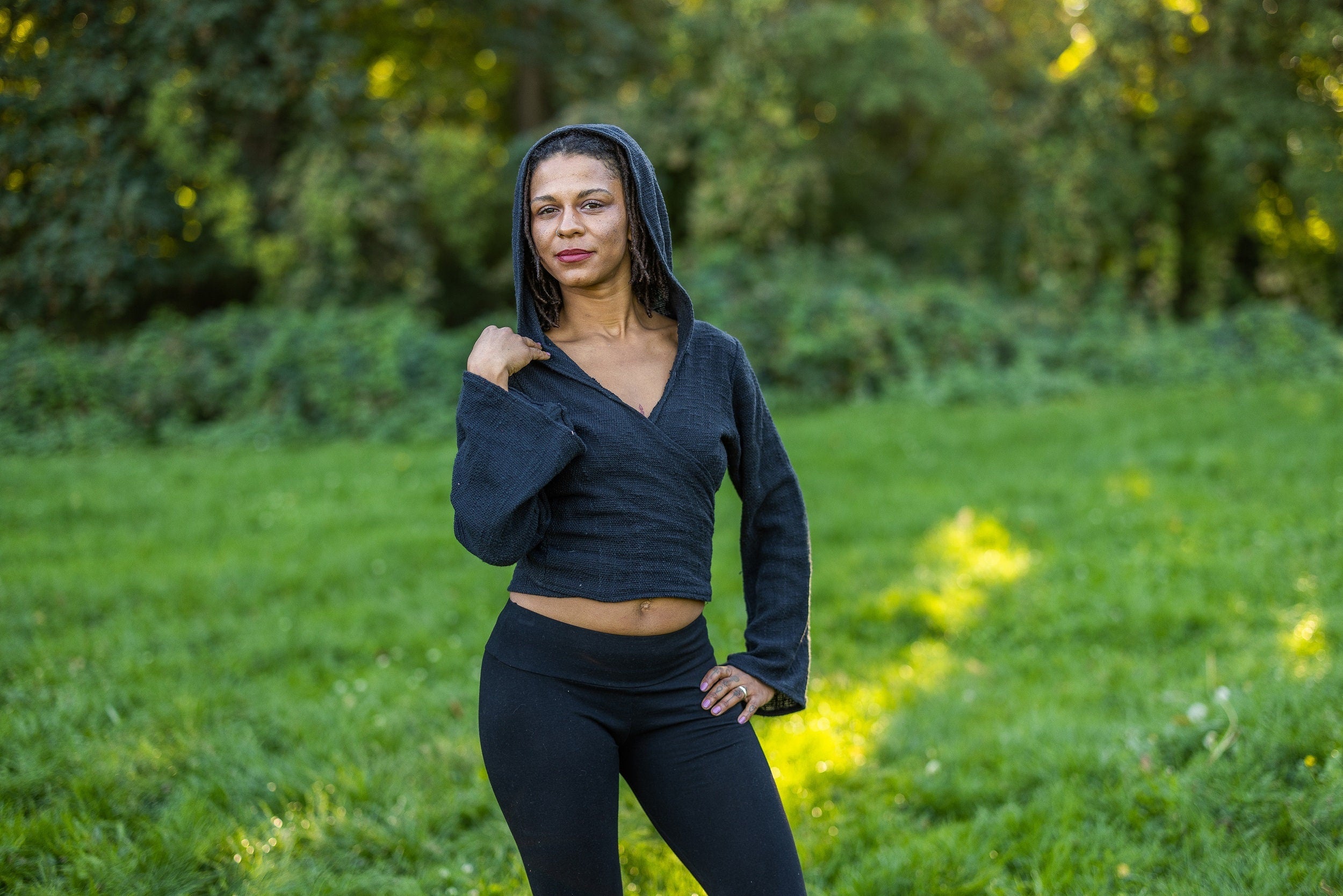 Wrap top boho jacket