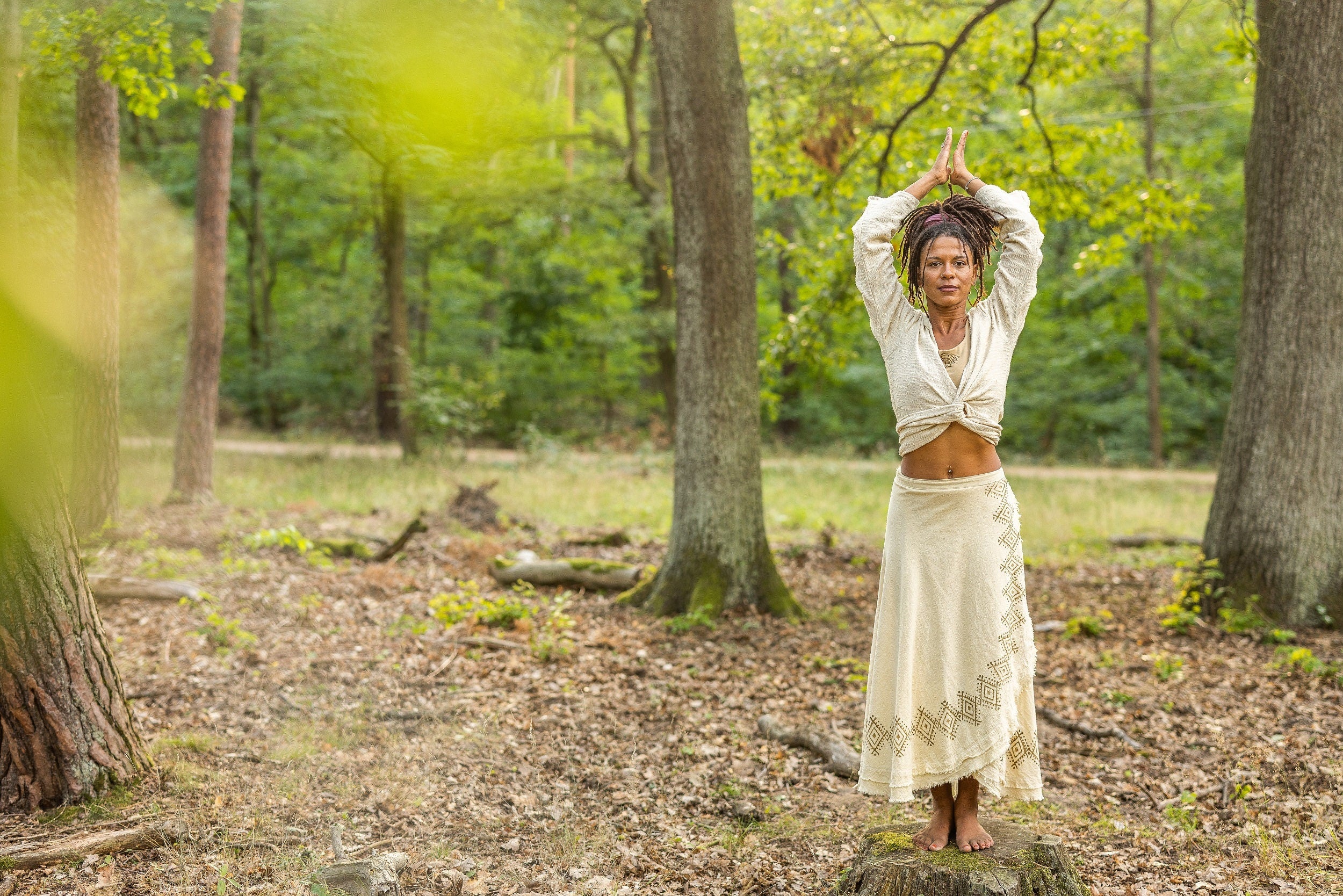 Outfit wrap skirt and top