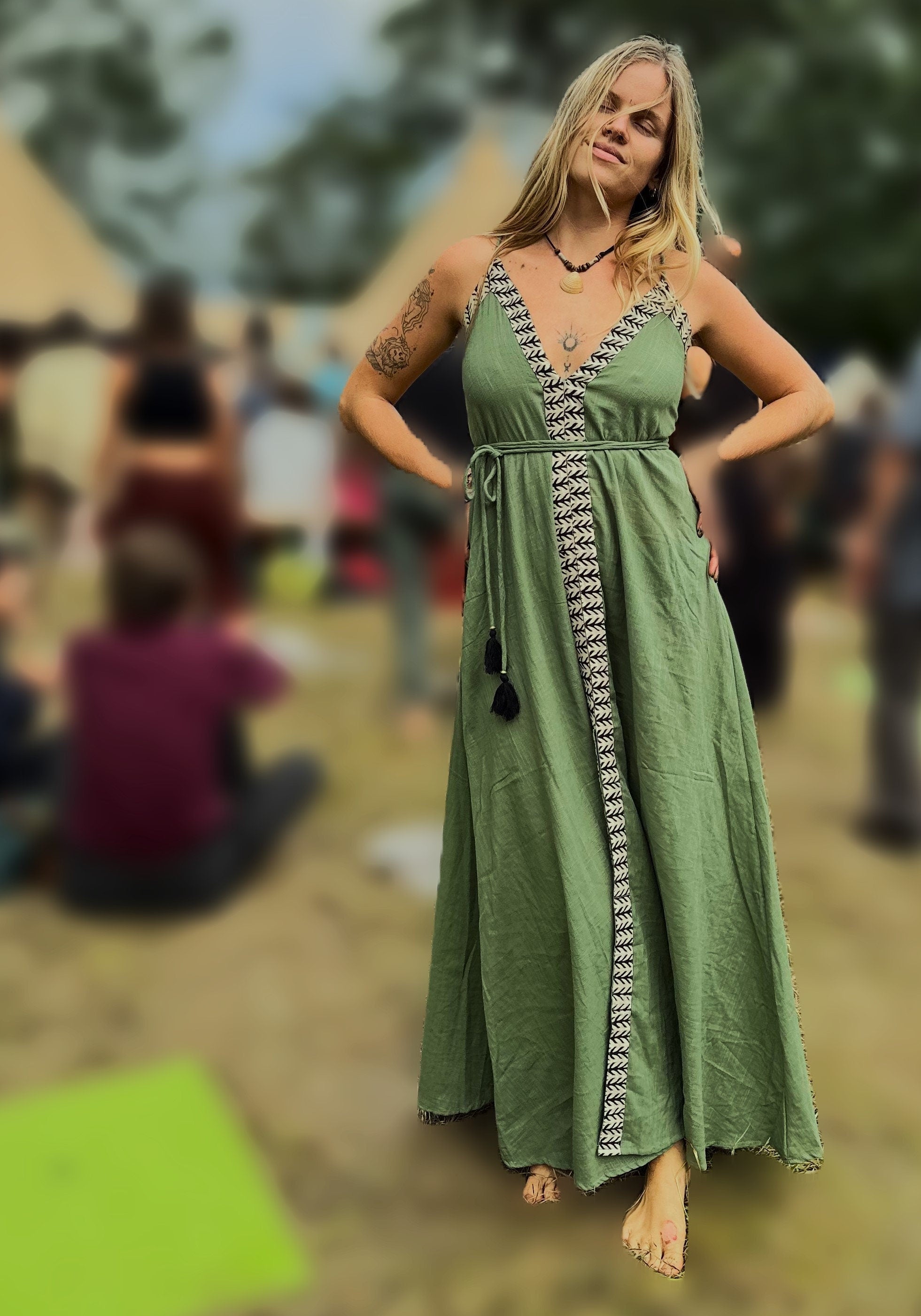long boho dress