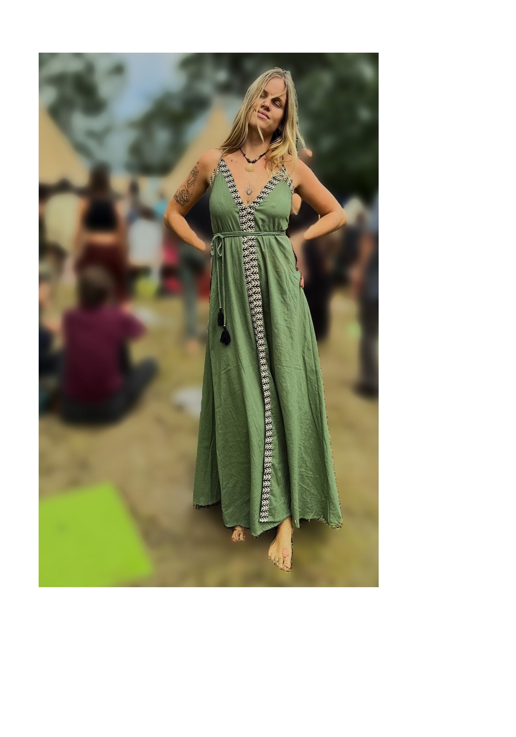 long boho dress
