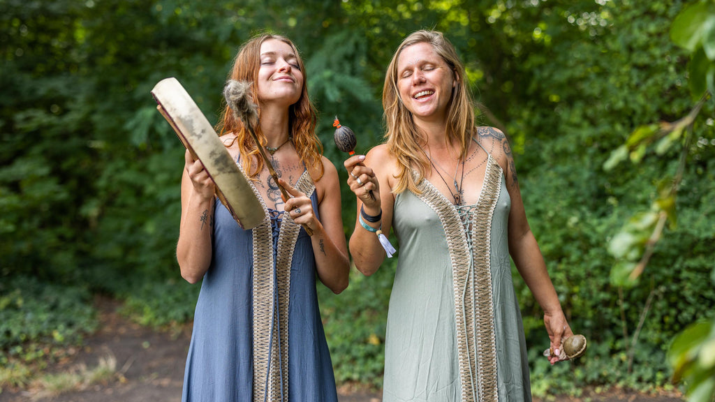 Boho-style maxi dress