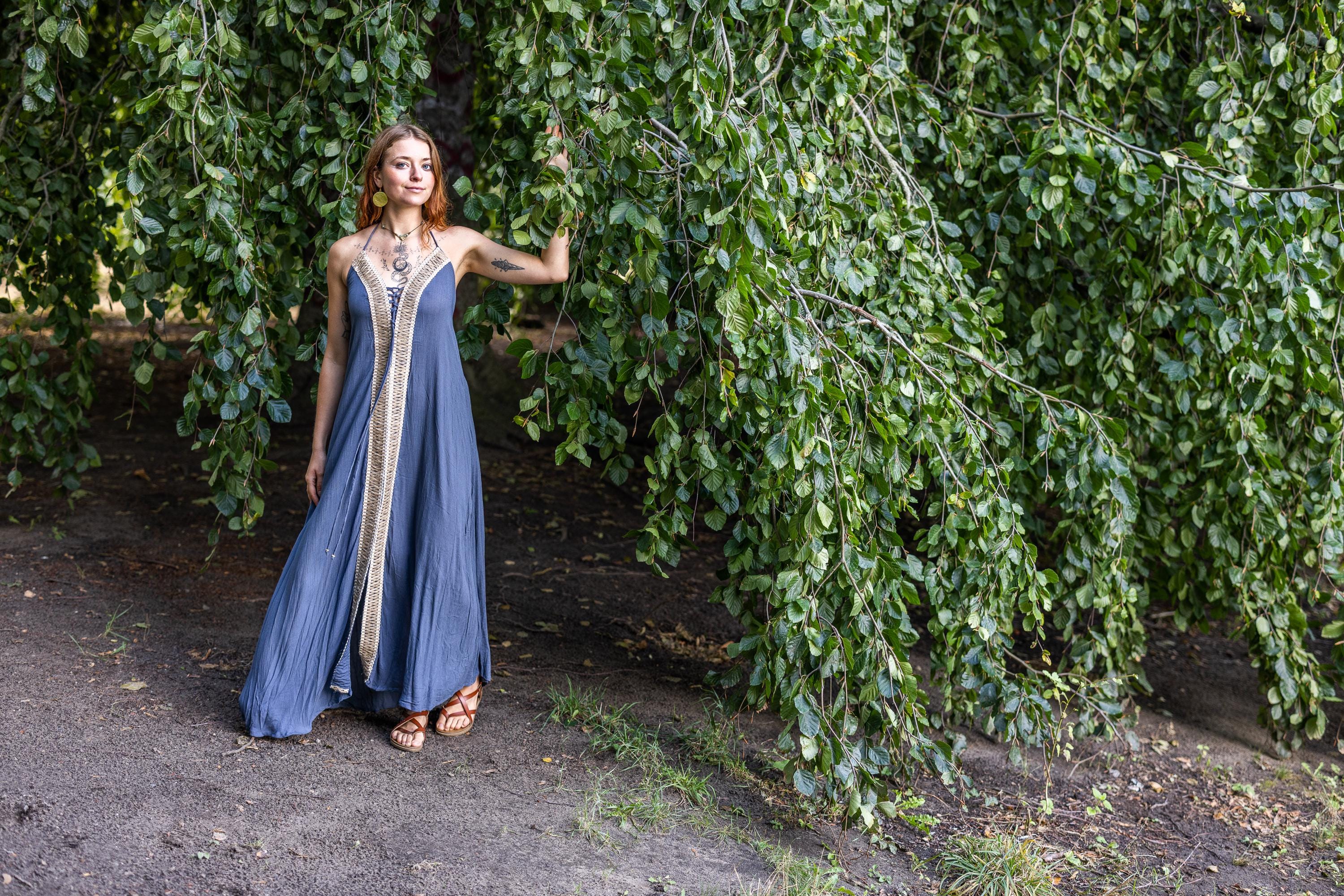 Robe longue de style bohème