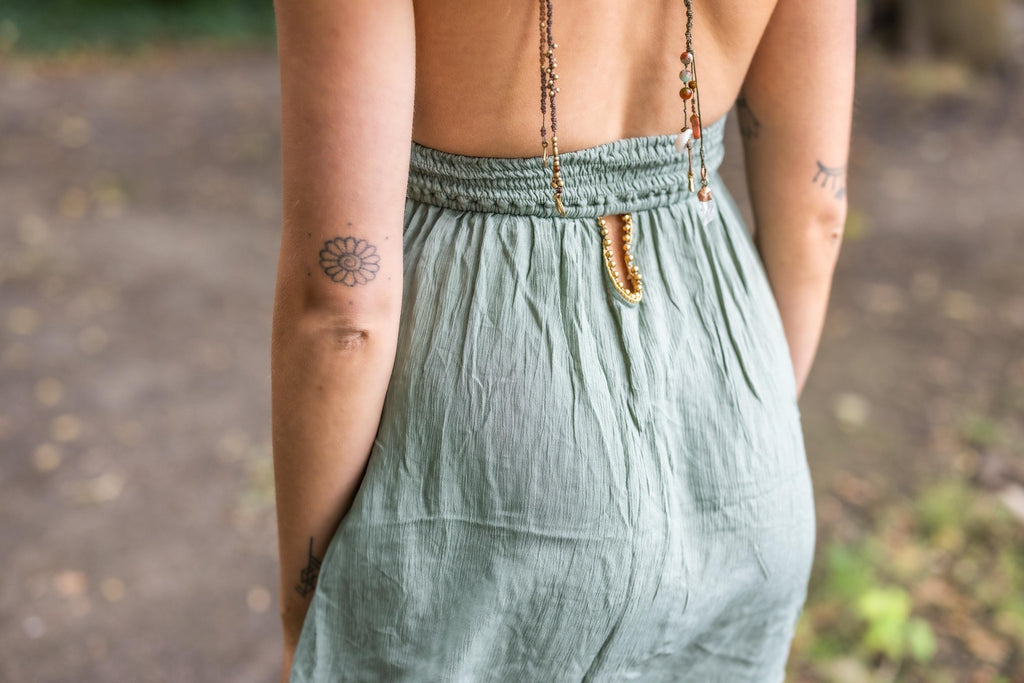 Robe courte en viscose