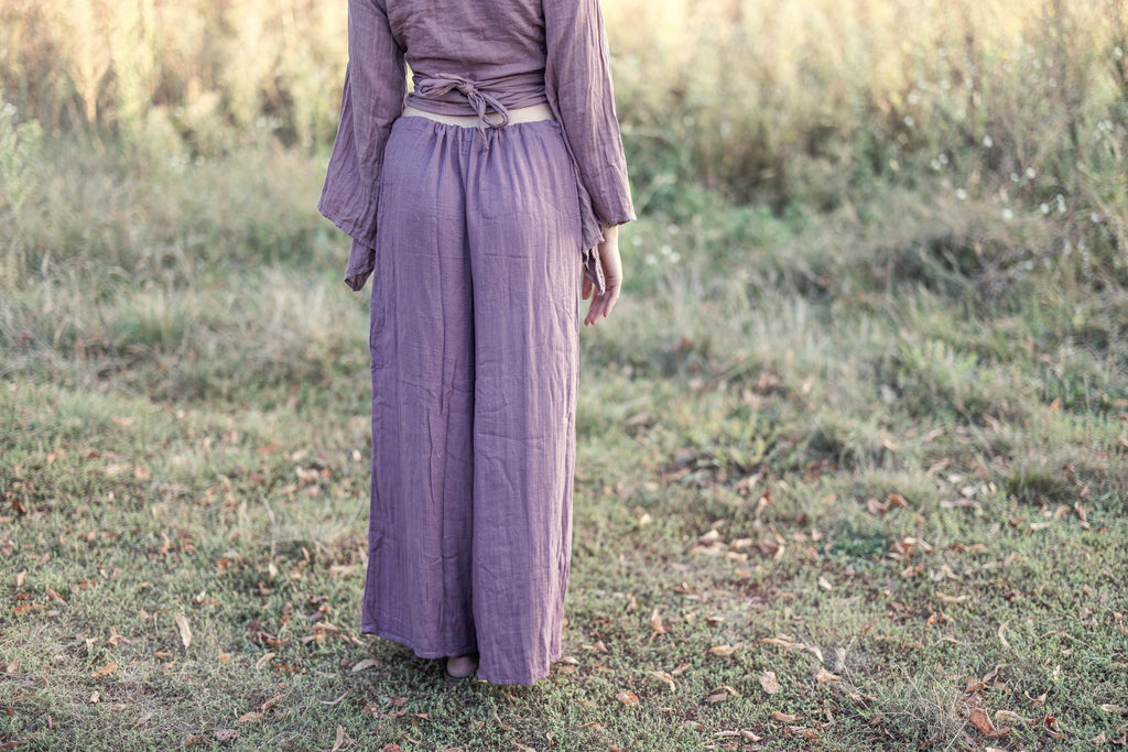 pantalon d'été léger en mousseline douce