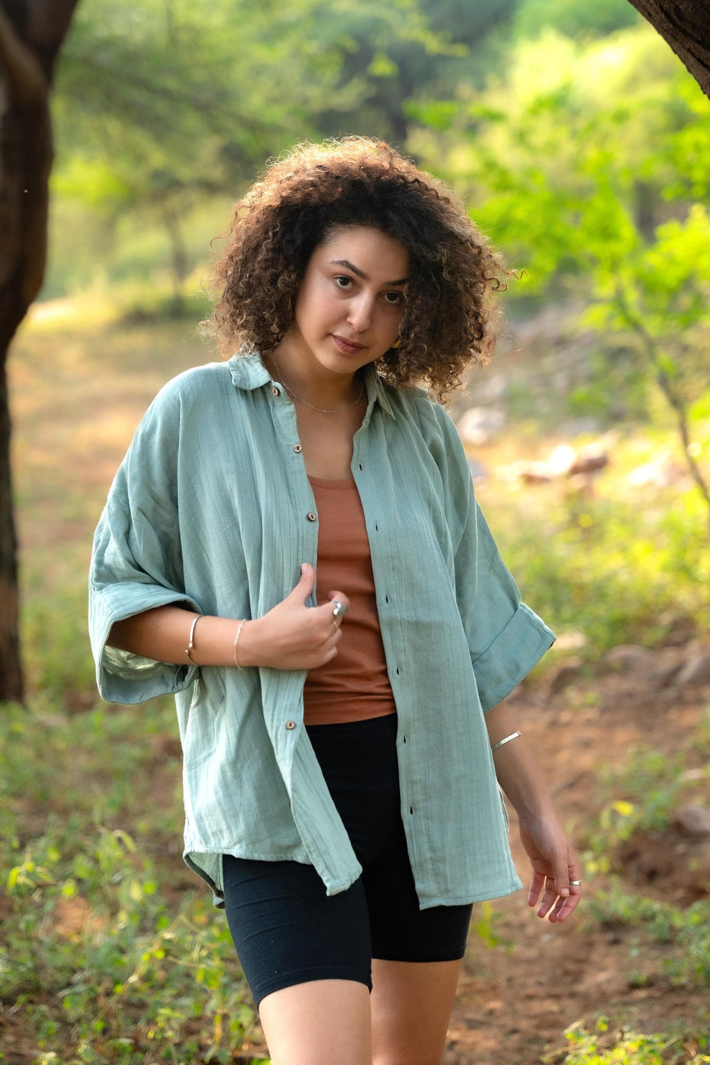 Cotton Handmade Loose Shirt For Women