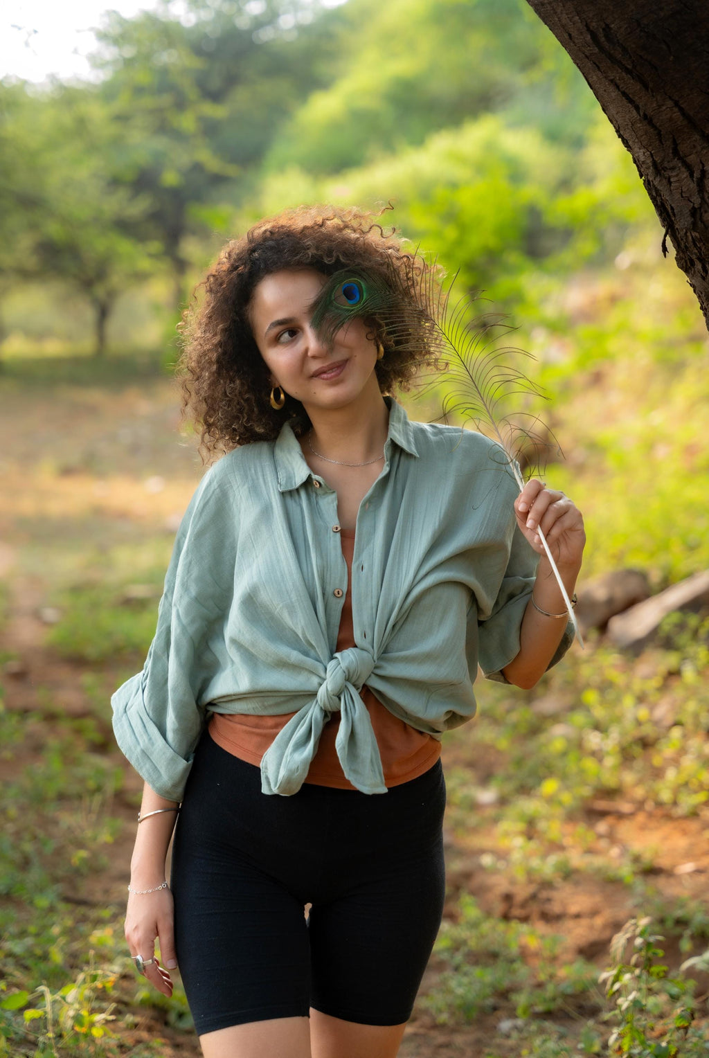 Casual oversized unisex shirt