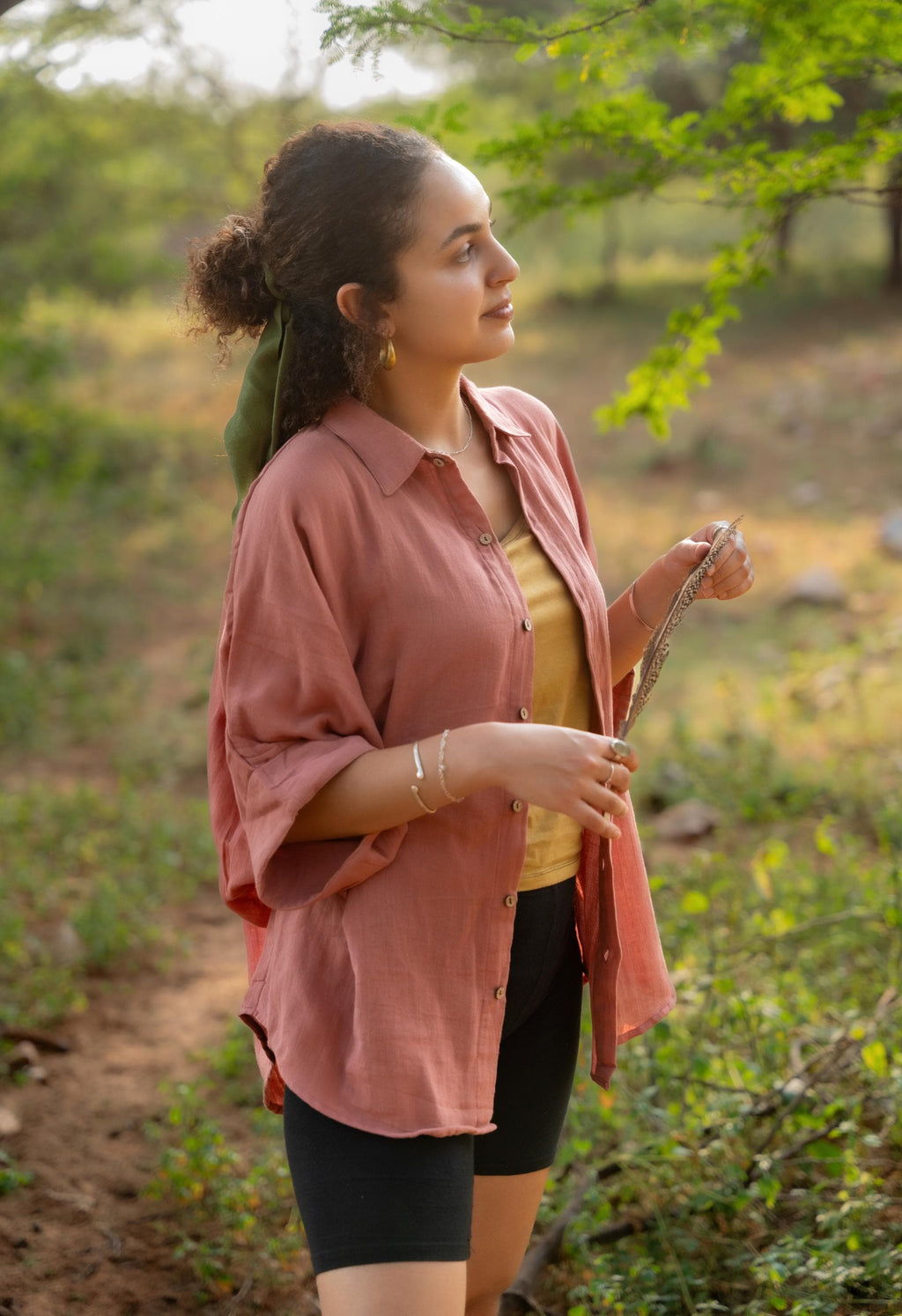 Cotton Handmade Loose Shirt For Women