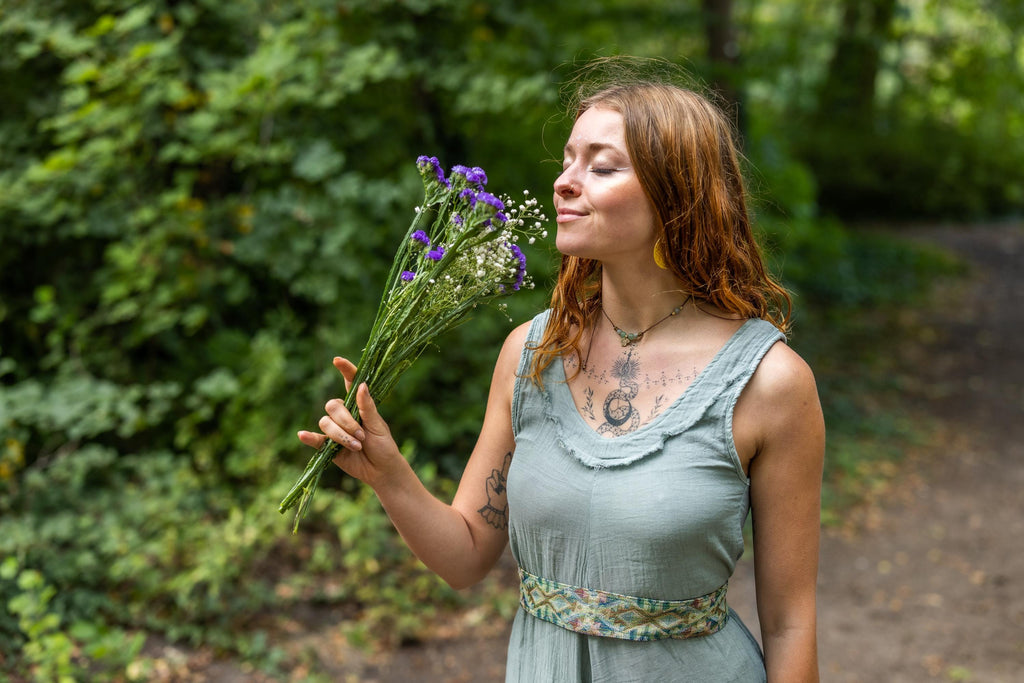 Jumpsuit mit Gürtel