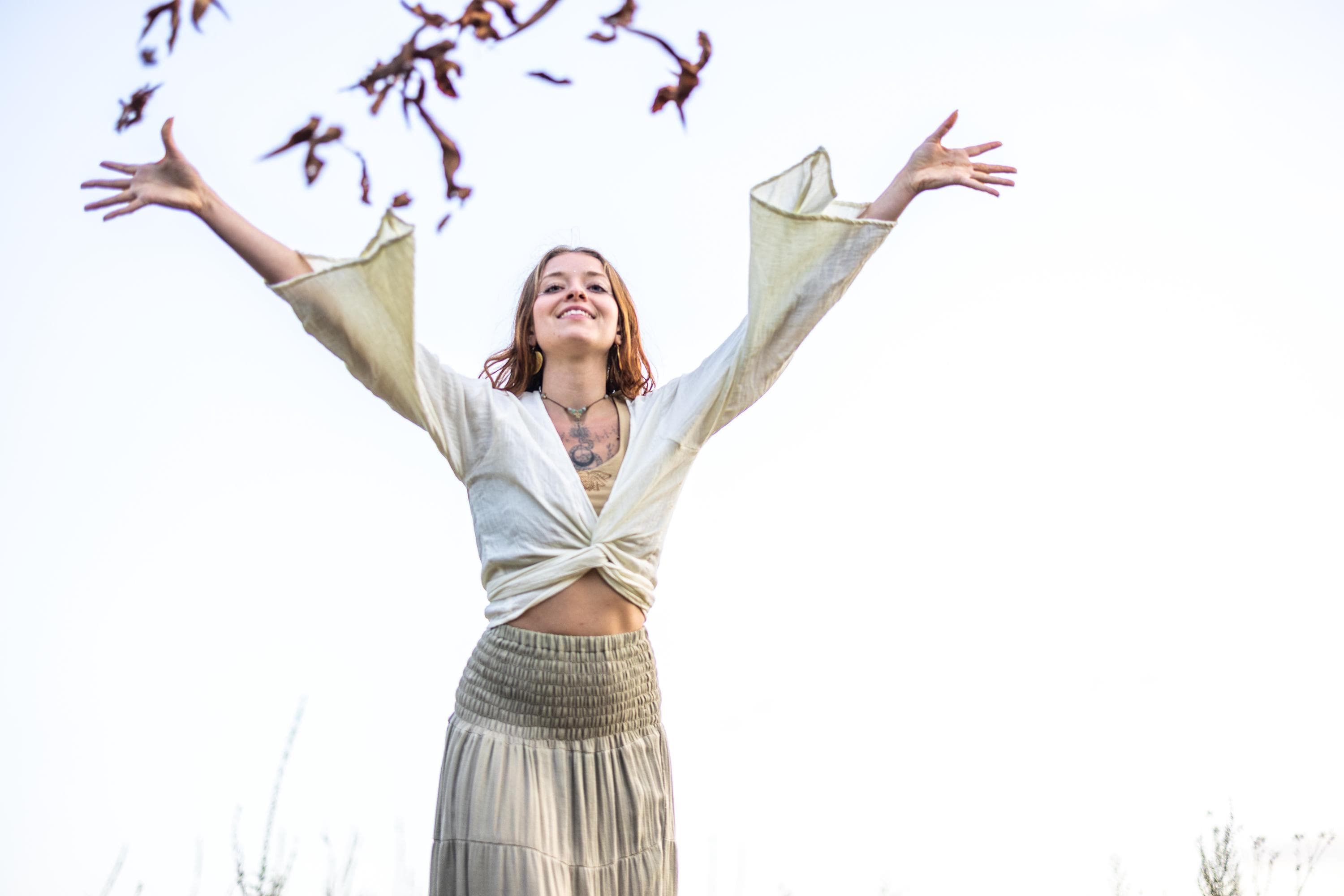 Musselin-Wickeloberteil